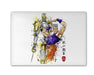Silver Chariot Watercolor Cutting Board