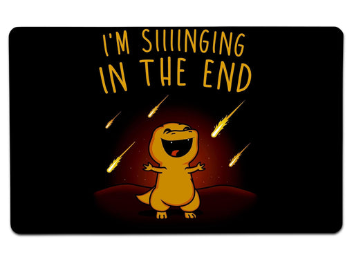 Singing In The End Large Mouse Pad