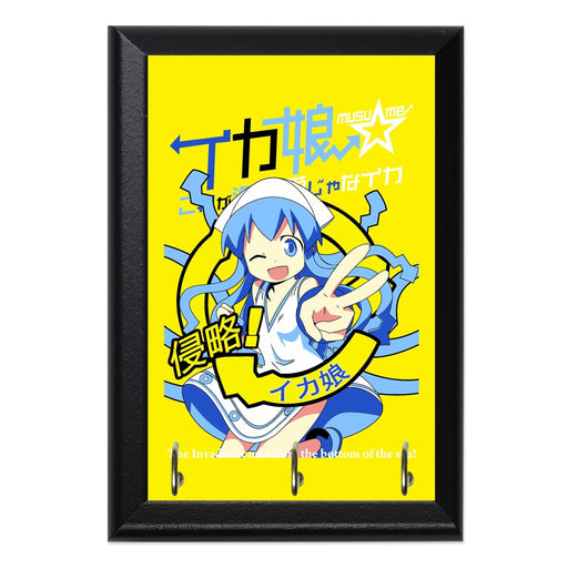 Sinryaku Ika Musume Key Hanging Plaque - 8 x 6 / Yes