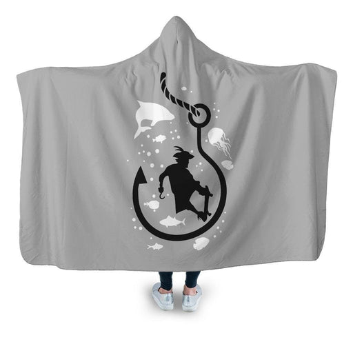 Skater Hook Hooded Blanket - Adult / Premium Sherpa