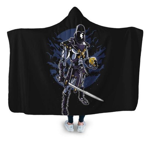 Skeleton King Hooded Blanket - Adult / Premium Sherpa