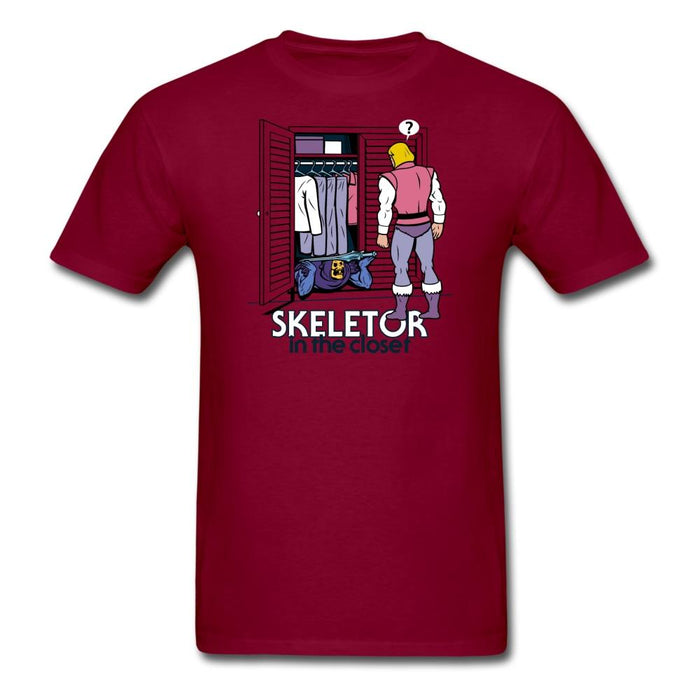 Skeletor in the Closet Unisex Classic T-Shirt - burgundy / S