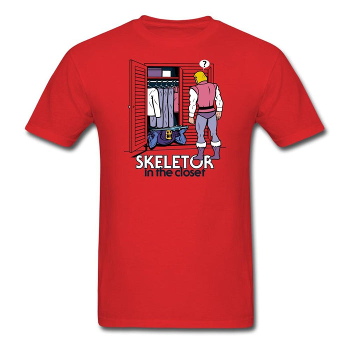 Skeletor in the Closet Unisex Classic T-Shirt - red / S