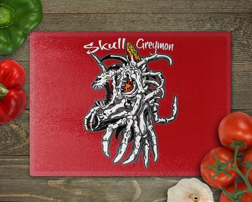 Skull Greymon Cutting Board