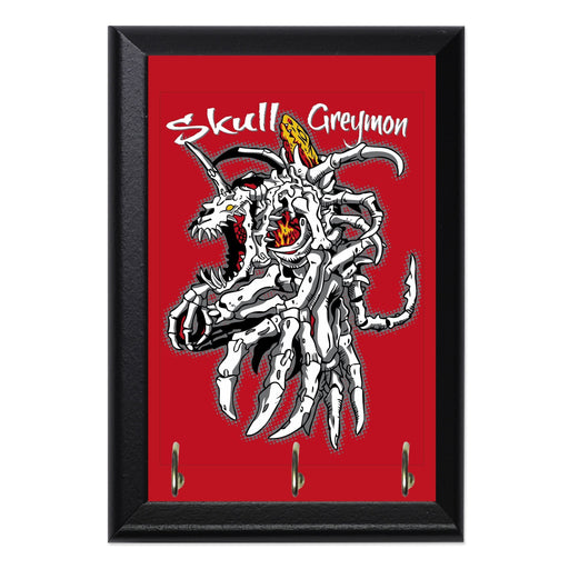Skull Greymon Key Hanging Plaque - 8 x 6 / Yes