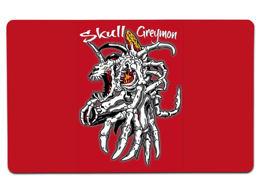 Skull Greymon Large Mouse Pad