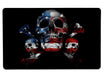 Skull In Flag Large Mouse Pad