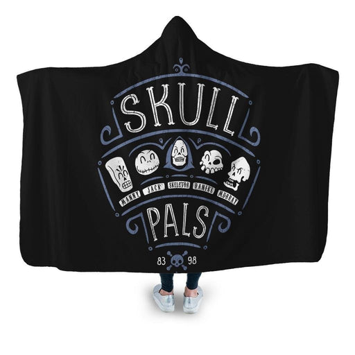 Skull Pals Hooded Blanket - Adult / Premium Sherpa