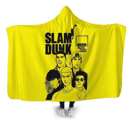 Slam Dunk Hooded Blanket - Adult / Premium Sherpa