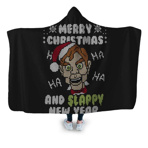 Slappy new year Hooded Blanket - Adult / Premium Sherpa