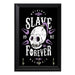 Slave Forever Key Hanging Wall Plaque - 8 x 6 / Yes
