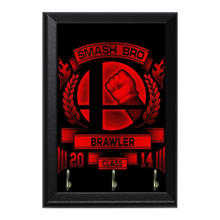 Smash Bros Brawler Decorative Wall Plaque Key Holder Hanger - 8 x 6 / Yes