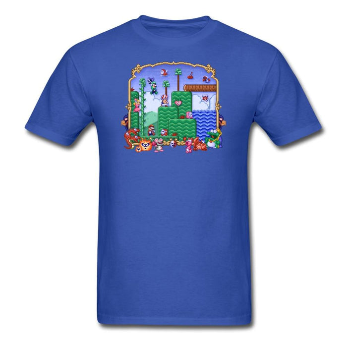 Smb2 Pixels Unisex Classic T-Shirt - royal blue / S