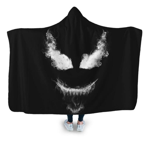 Smoke Symbiote Hooded Blanket - Adult / Premium Sherpa