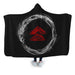 Smoky Ghost 2 Hooded Blanket - Adult / Premium Sherpa