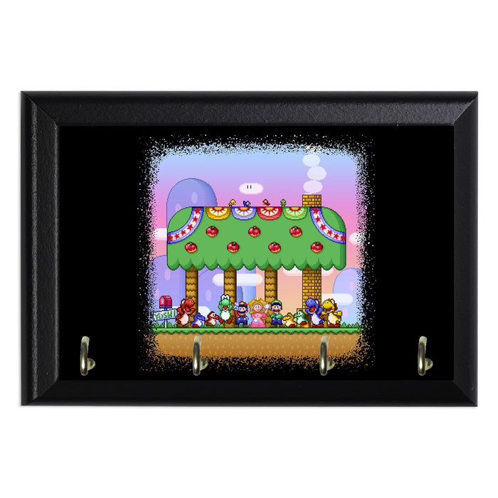 Smw Happy Ending Wall Key Hanging Plaque - 8 x 6 / Yes