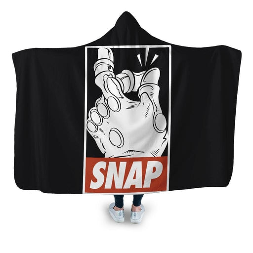 Snap Obey Hooded Blanket - Adult / Premium Sherpa