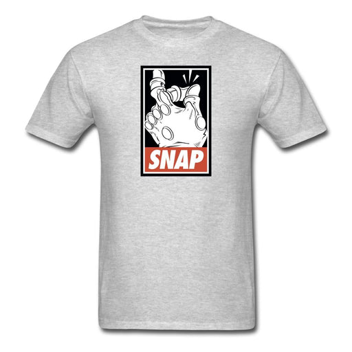 Snap Obey Unisex Classic T-Shirt - heather gray / S
