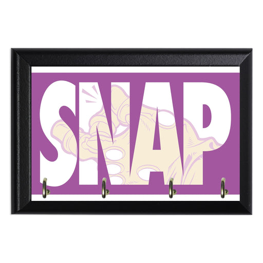Snap Purple Key Hanging Wall Plaque - 8 x 6 / Yes