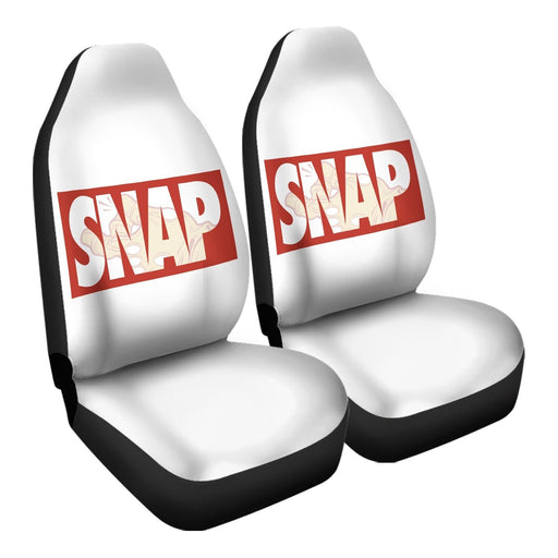 Snap R E D Car Seat Covers - One size