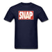 Snap Red Unisex Classic T-Shirt - navy / S