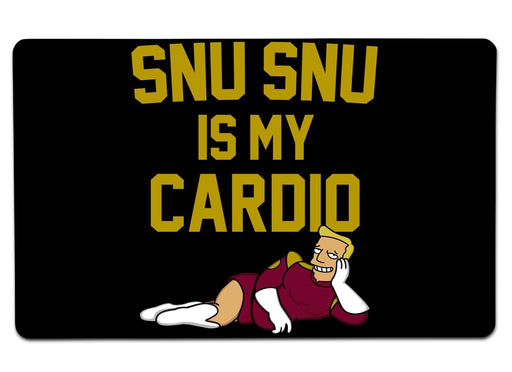 Snusnuismycardio Large Mouse Pad