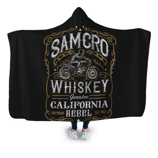 Soa Whiskey Hooded Blanket - Adult / Premium Sherpa