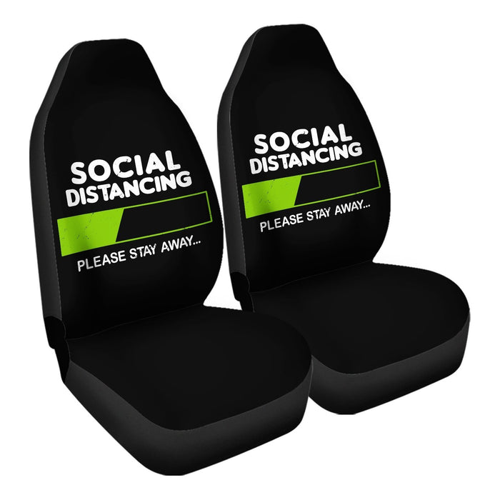 social distancing_ Car Seat Covers - One size