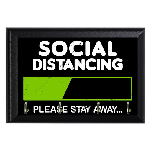 Social Distancing Key Hanging Plaque - 8 x 6 / Yes