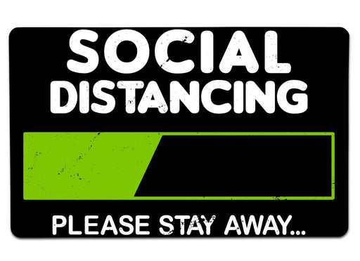 Social Distancing Large Mouse Pad