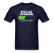 Social Distancing Unisex Classic T-Shirt - navy / S