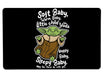 Soft Baby Alien Large Mouse Pad