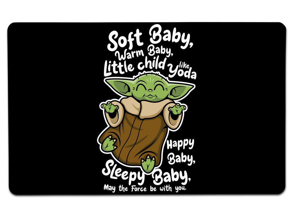 Soft Baby Alien Large Mouse Pad