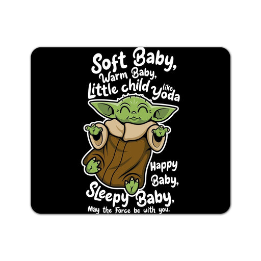Soft Baby Alien Mouse Pad