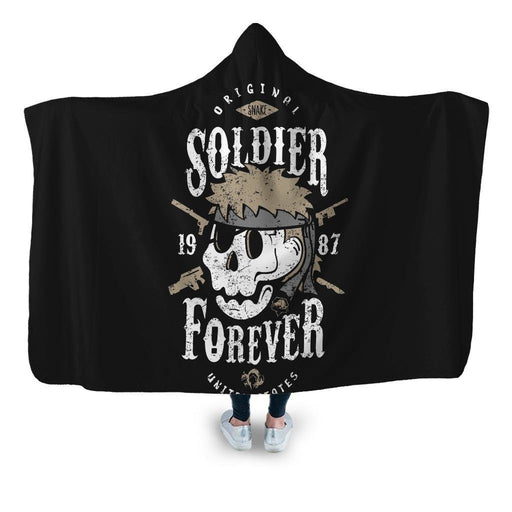 Soldier Forever Hooded Blanket - Adult / Premium Sherpa