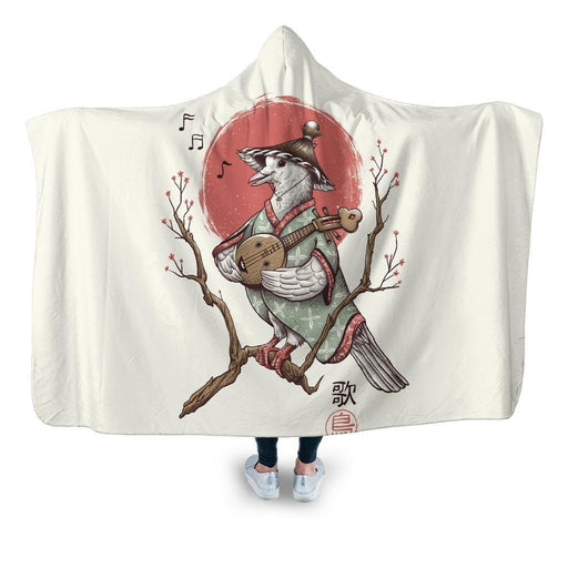 Song Bird Hooded Blanket - Adult / Premium Sherpa