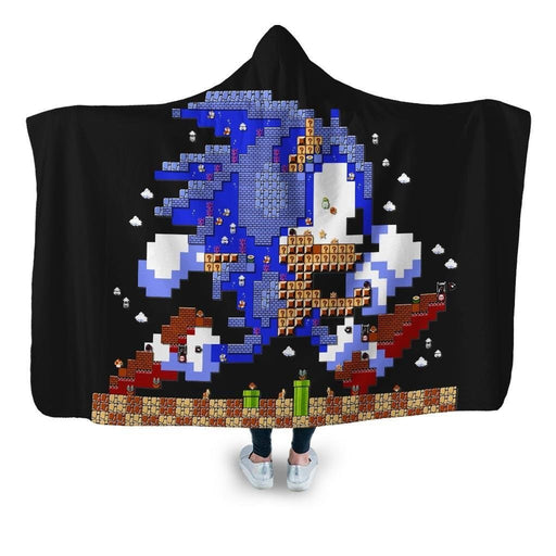 Sonic Maker Hooded Blanket - Adult / Premium Sherpa