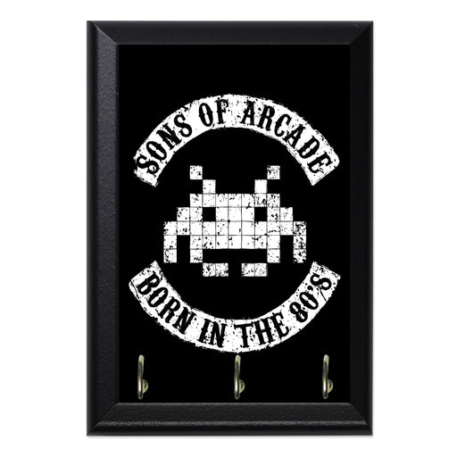 Sons of Arcade Key Hanging Wall Plaque - 8 x 6 / Yes