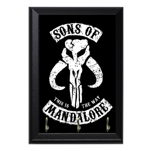 Sons of Mandalore Key Hanging Wall Plaque - 8 x 6 / Yes