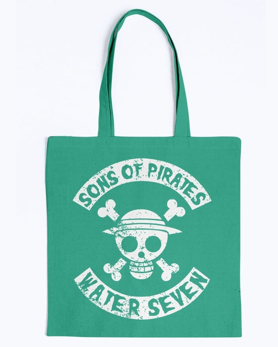 Sons of Pirates Canvas Tote - Kelly Green / M