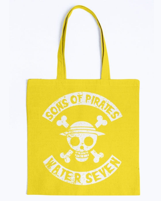 Sons of Pirates Canvas Tote - Yellow / M