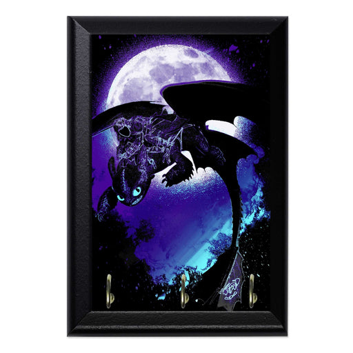Soul By The Night Fury Key Hanging Wall Plaque - 8 x 6 / Yes