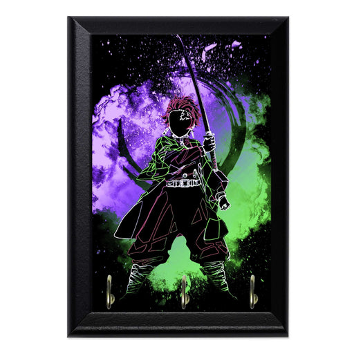 Soul Of The Demon Hunter Key Hanging Wall Plaque - 8 x 6 / Yes