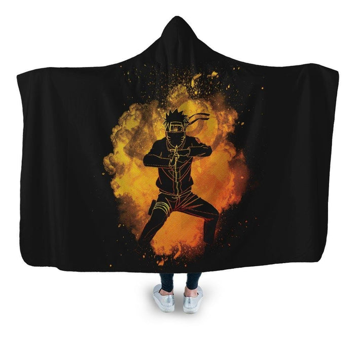 Soul Of The Ninja Hooded Blanket - Adult / Premium Sherpa