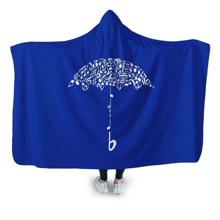 Sound Of Rain Hooded Blanket - Adult / Premium Sherpa