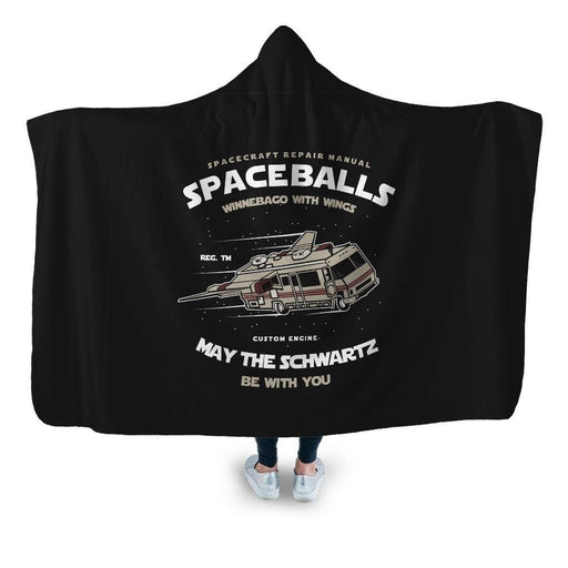 Space Balls Hooded Blanket - Adult / Premium Sherpa