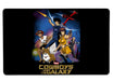 Space Cowboys Of The Galaxy Large Mouse Pad