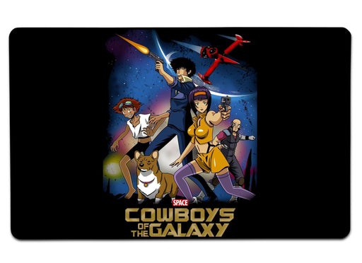 Space Cowboys Of The Galaxy Large Mouse Pad