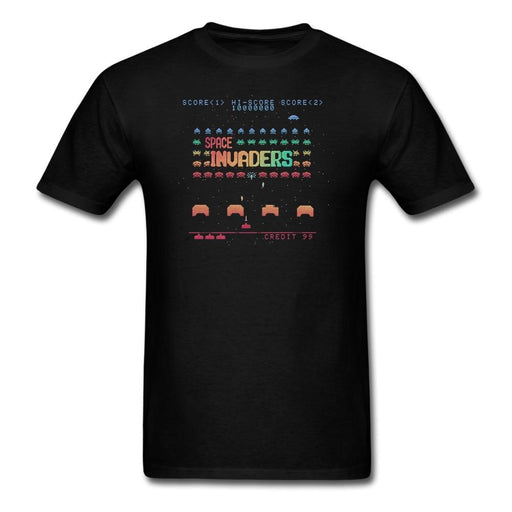 Space Invaders Unisex Classic T-Shirt - black / S