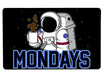 Space Mondays Large Mouse Pad